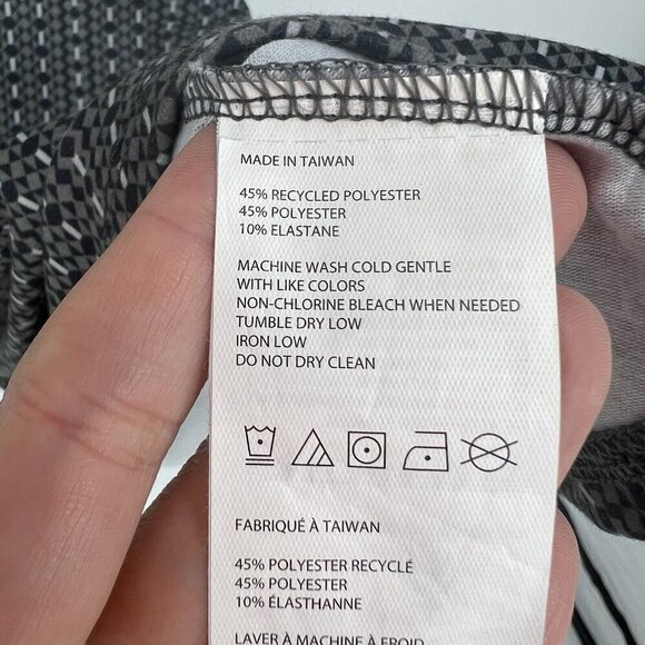 prAna Amelie Dress Printed Gray Charcoal Parade XS Outdoor Hiking Athleisure - Picture 6 of 8